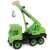 Wader green toy crane truck, 43cm, for kids