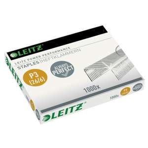 Leitz Power Performance Staples 26/6, 1000 staples per box - Office technology