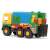 Wader multi-colored garbage truck toy with lifting mechanism and trash can