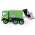 Wader green garbage truck toy with lifting mechanism
