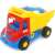 Wader Multi Dömper toy truck with 17 colorful building blocks