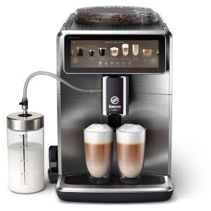 Ekspres automatyczny Philips Saeco Xelsis Suprema przygotowuje latte macchiato - Automatyczny ekspres do kawy