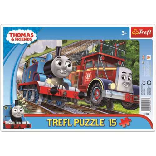 Puzzle incadrat Thomas si prietenii din 15 piese Trefl 31780703