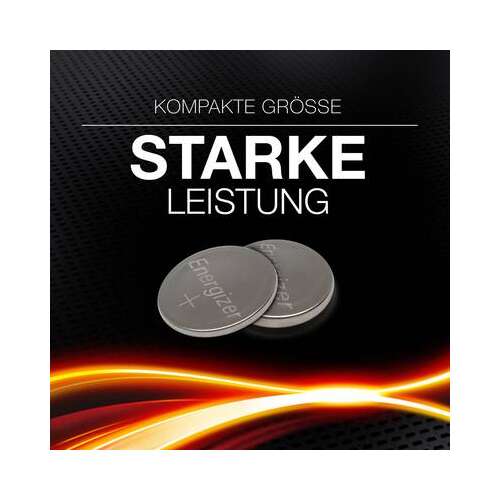 Energizer CR2032 Lithium-Batterie, 3V, 240mAh, 4er Pack, kompakte Größe, starke Leistung