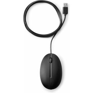 Vedere de sus a mouse-ului optic negru HP 320M - Mouse
