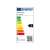 Energy efficiency label for Osram Value LED bulb, energy class D
