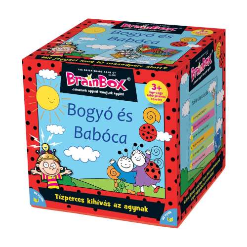 Brainbox настолна игра, Bogyó és Babóca, игра за памет за деца, от 3 години, 10-секундно предизвикателство