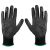 Pair of Verto 97H136 black work gloves size 8
