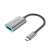 i-tec adaptér USB-C na DisplayPort, 60Hz, kovový, sivý