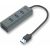 i-tec Metal U3HUBMETAL403 hub USB 3.2 Gen 1 (3.1 Gen 1) Type-A 5000 Mbit/s Šedá (U3HUBMETAL403) 65703841