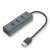 i-tec USB 3.0 Metal 4 Port HUB, 4x USB 3.0 Ports, grau, Metall, passiv