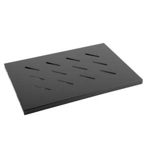 Rafturi rack Lanberg AK-1001-B, 19 inci, negru, metal, lățime 500 mm, adâncime 280 mm - Accesorii pentru dulapuri Rack