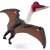 Schleich Quetzalcoatlus dinosaur figure, flying pose