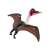 Schleich Quetzalcoatlus dinosaur figure, flying pose, side view