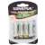 4 pack Sangpus 4700 mAh rechargeable AA batteries in packaging