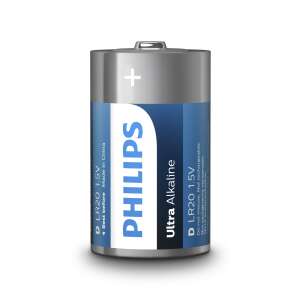Philips LR20 Ultra Alkaline Battery, D size, 1.5V - Batteries & Accumulator