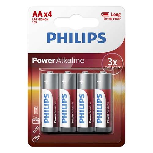 Philips Elem power alkali aa 4-bliszter LR6P4B/10 47958689