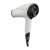 Remington D3015 hair dryer, side view, white and black