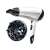 Remington D3015 hair dryer with diffuser attachment, white and black