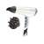 Remington Shine Therapy hair dryer with diffuser attachment, white and blue