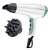 Remington Shine Therapy hair dryer with diffuser attachment, white and blue