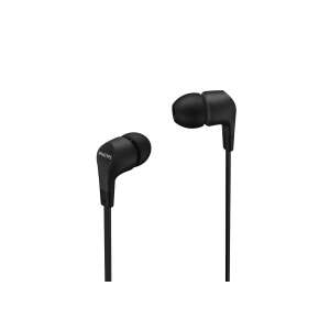 Philips TAE1105BK/00 in-ear headphones, black - Headphone and Bluetooth Speaker