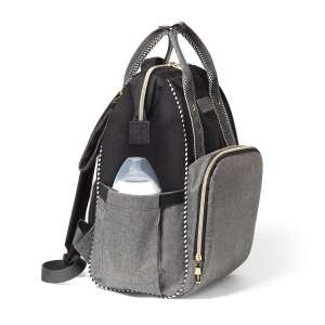 BabyOno pelenkázó táska OSLO STYLE hátizsák 30x40x16cm fekete/szürke 1424/01 65761575 Pelenkázó táska