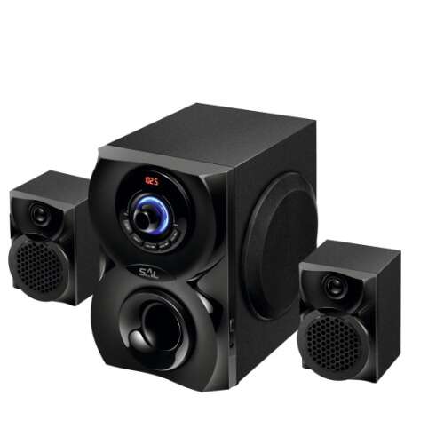 SAL BT201 PC Asztali Bluetooth Hangszóró, Fekete 80998059