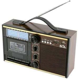SAL RRT11B Kasetni Retro Radio, Smeđa
