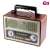 SAL RRT3B Retro преносимо радио с Bluetooth, AM/FM/SW, USB/SD/MicroSD, AUX IN, дървен дизайн