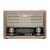 Vorderansicht des SAL RRT 4B Retro Tischradios mit Holzfinish