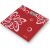 Sencor SBS2507RD rote Personenwaage mit Blumendesign