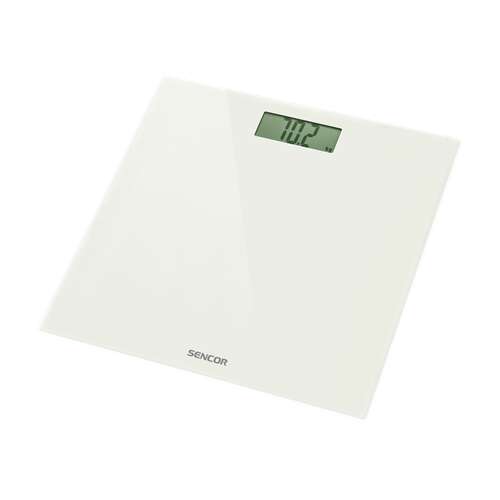 Sencor SBS2301WH digitale Badezimmerwaage, weiß, 150 kg Kapazität