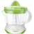 Sencor Citrus Juicer SCJ1051GR, green and white electric citrus juicer with a pitcher