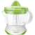 Sencor Citrus Juicer SCJ1051GR, green and white electric citrus juicer with a pitcher