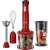 Russell Hobbs Desire 3 in 1 Hand Blender, red, with chopper, whisk and blender