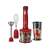 Russell Hobbs Desire 3 in 1 Hand Blender, red, with chopper, whisk and blender