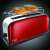 Russell Hobbs Colours Plus Flame Red Toaster s dlhými štrbinami s funkciou na bagety