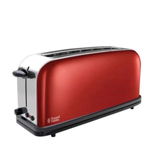 Russell Hobbs Colours Plus Flame Red Toaster z długimi szczelinami