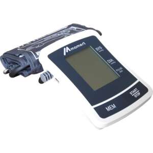 Momert 3112 Elemes, LCD Kijelző, Automata Felkaros Vérnyomásmérő, Fehér-Kék 93958992 Vérnyomásmérők