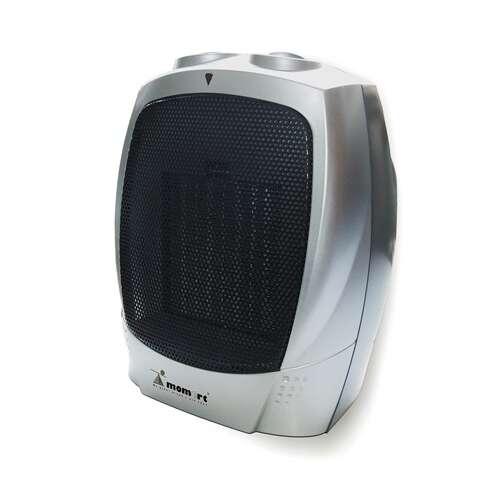 Încălzitor cu ventilator ceramic Momert 1901, argintiu