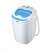 Mesko Mini MS8053 portable washing machine, white and blue, front view