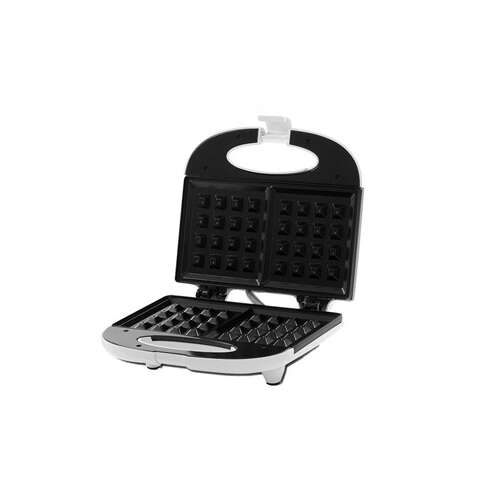 Orion OSWM-602 750W 2-слойна вафлена печка, изолирана, с незалепващо покритие, отворена, бяла и черна