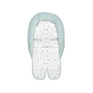 Vložka do autosedačky Kikkaboo s pamäťovou penou, mentolová so vzorom trojuholníkov - Kikkaboo