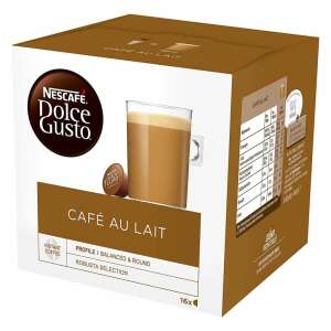 Nescafe Dolce Gusto Cafe Au Lait Kaffeekapseln, 16 Kapseln, ausgewogener und runder Geschmack, Robusta-Selektion