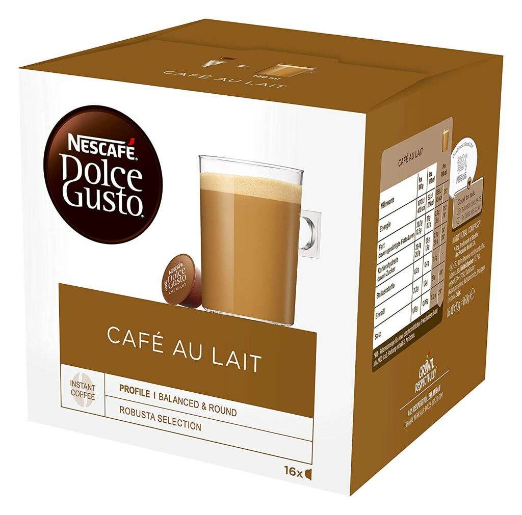 Nescafe Dolce Gusto Kávékapszula 16db - Café Au Lait
