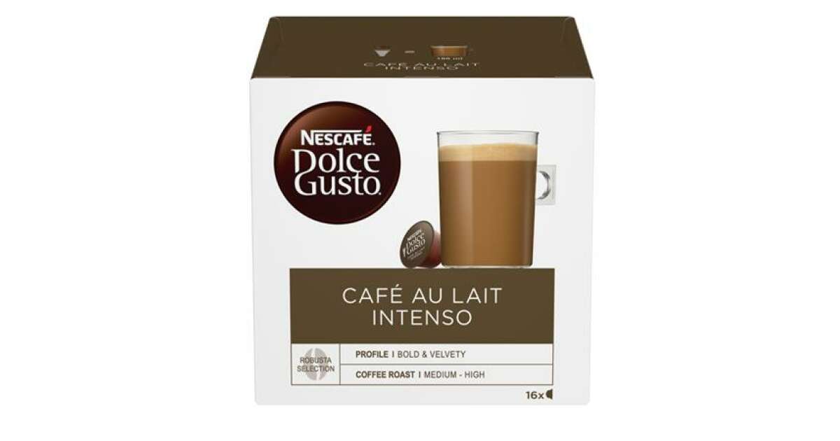 Nescafé Dolce Gusto Café Au Lait Decaffeinato 16 Capsules