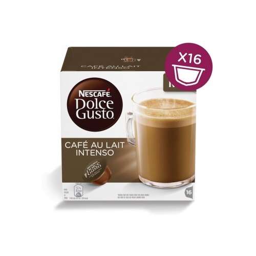 Nescafe Dolce Gusto Kaffeekapseln 16 Stück - Café Au Lait Intenso