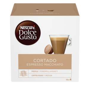 Nescafe Dolce Gusto Cortado Espresso Macchiato Kaffeekapseln, 16 Kapseln