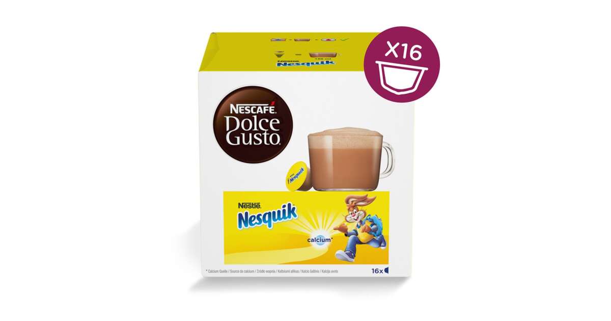 Nescafé Dolce Gusto Chocolate Nesquik Capsules 16 Pack